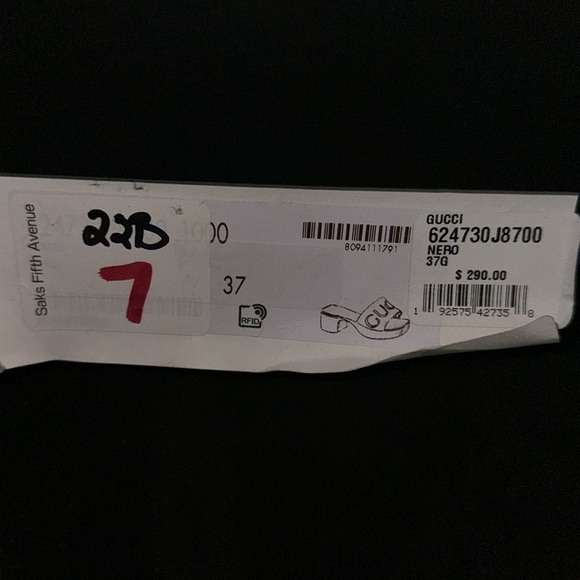 Gucci black slide includes dust bags - Picture 4 of 4